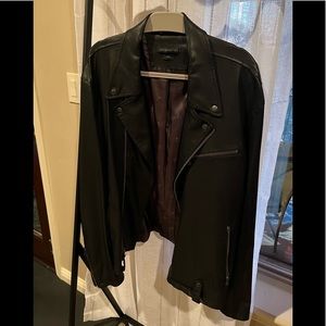 John Varvatos waxed cotton Motorcycle jacket